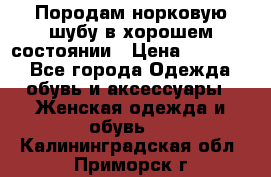 Породам норковую шубу в хорошем состоянии › Цена ­ 50 000 - Все города Одежда, обувь и аксессуары » Женская одежда и обувь   . Калининградская обл.,Приморск г.